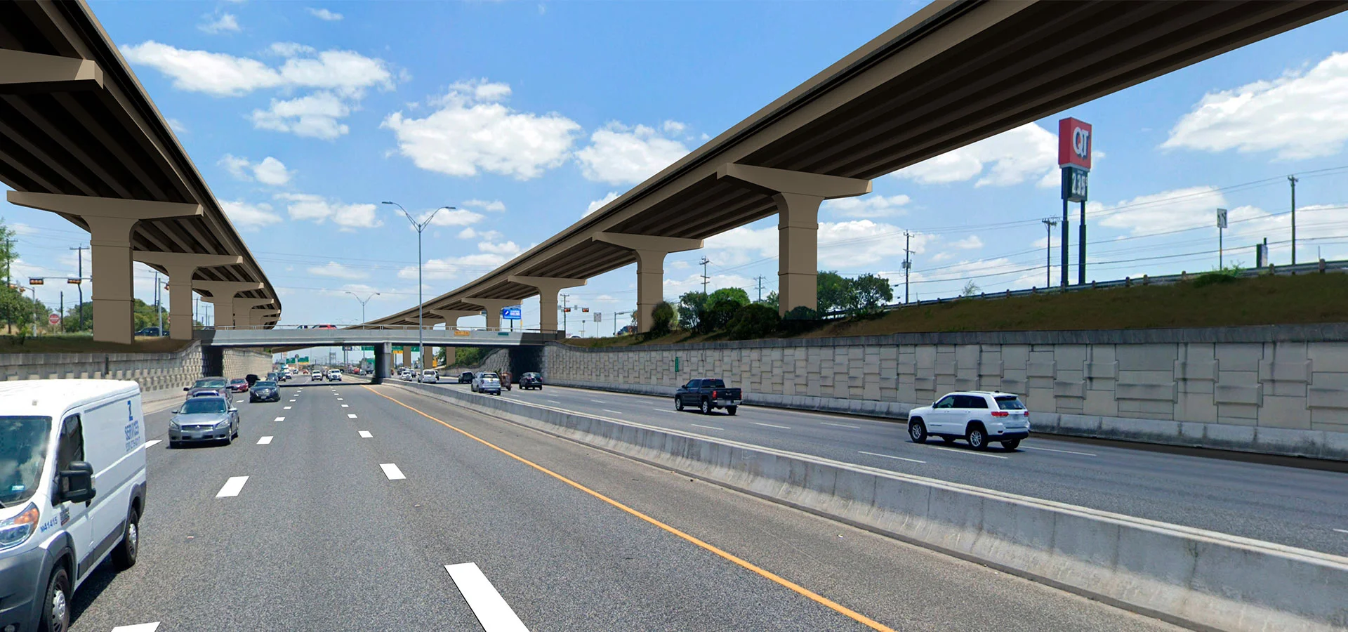 LBJ Expressway en Texas (USA)
