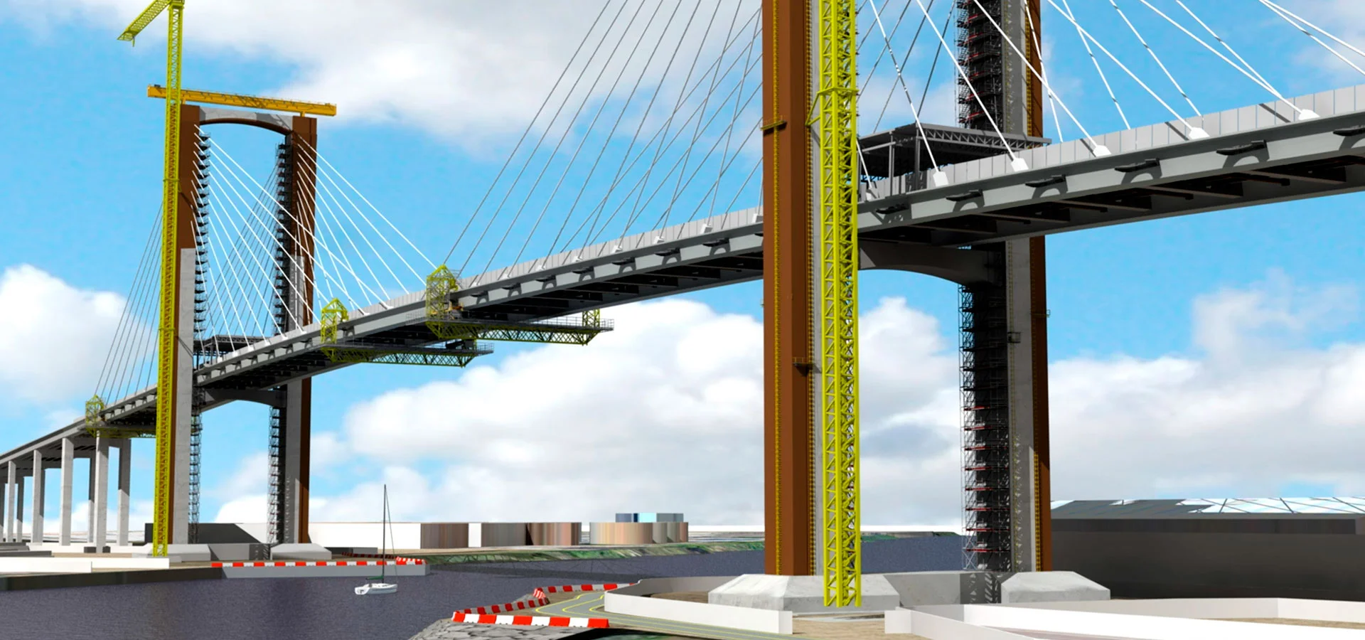 Proyecto de sustitución de tirantes del puente del centenario de Sevilla